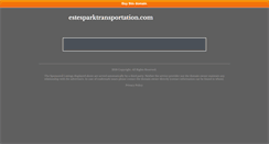 Desktop Screenshot of estesparktransportation.com