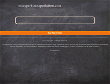 Tablet Screenshot of estesparktransportation.com